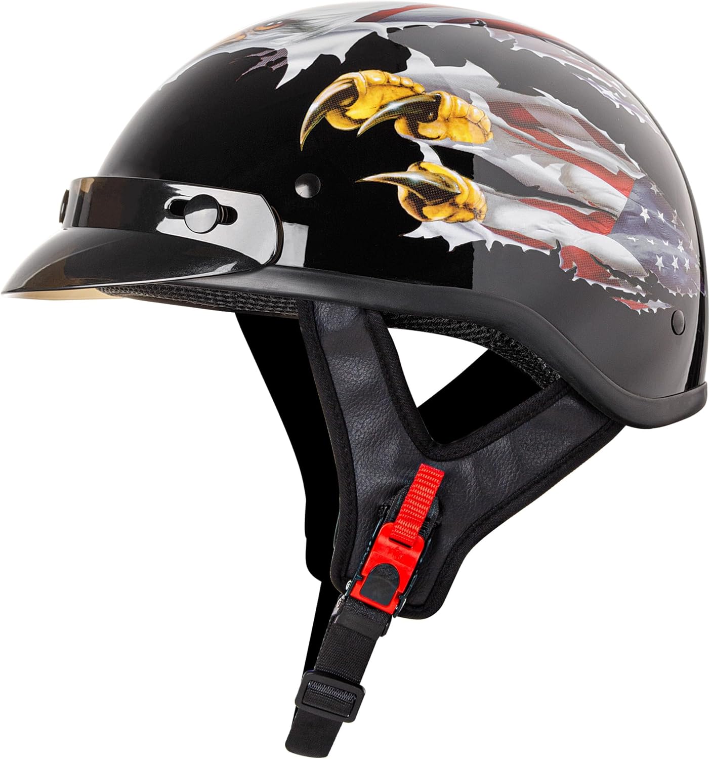 Cruiser Scooter Motorcycle Half Face Helmet