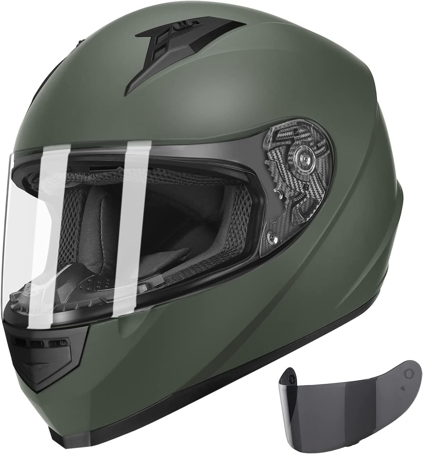 GX11 Compact Motorcycle Helmet - Camo, Large - Full Face