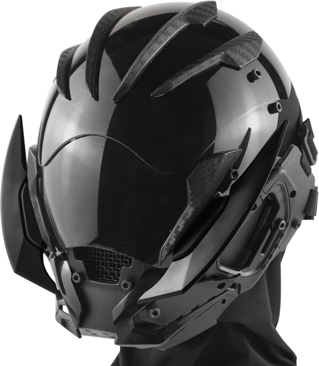 Unique Sci-Fi Helmet for Adults, Perfect for Cosplay Accessory and Rave Parties