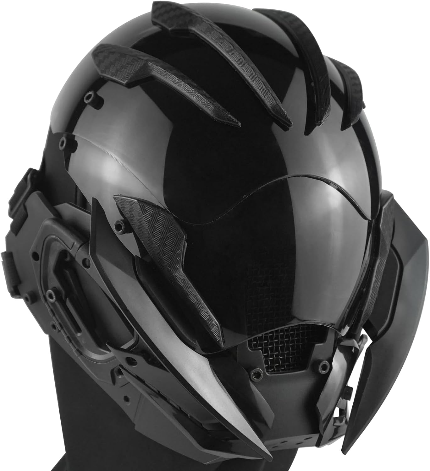 Unique Sci-Fi Helmet for Adults, Perfect for Cosplay Accessory and Rave Parties