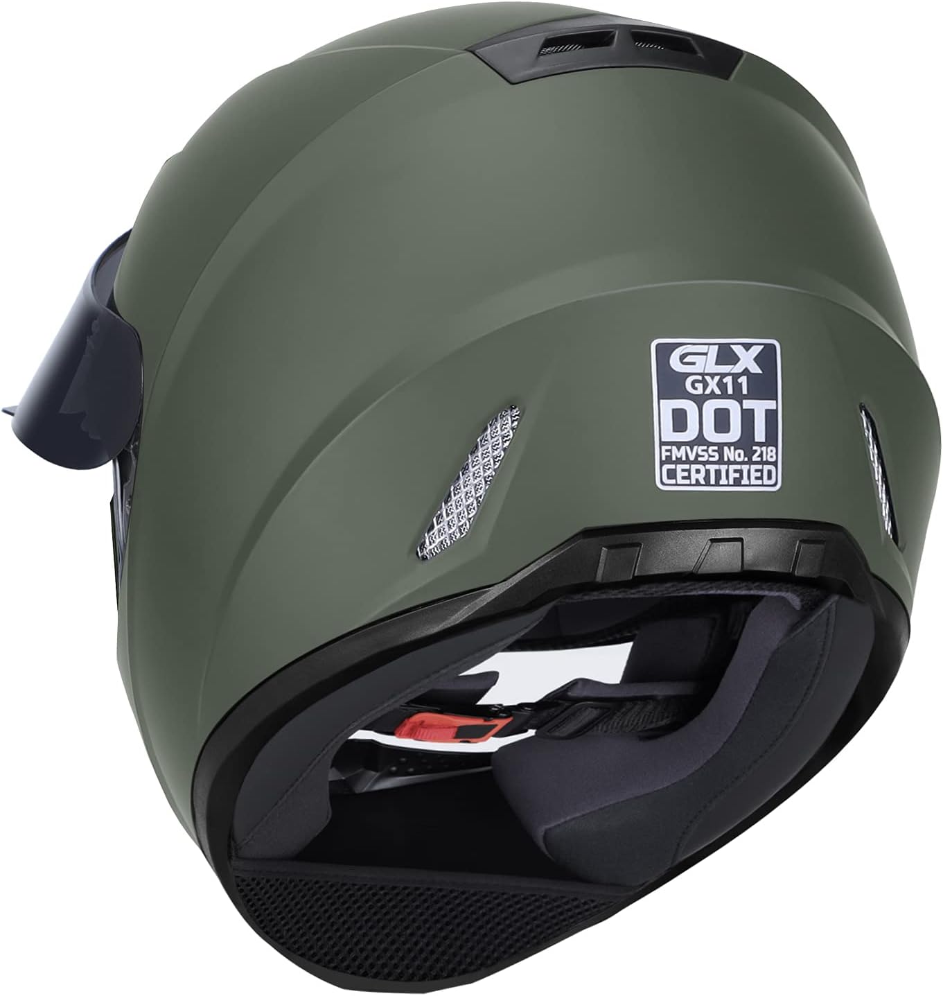 GX11 Compact Motorcycle Helmet - Camo, Large - Full Face