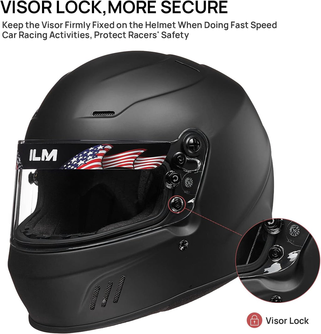 Snell SA2020 Full Face Auto Car Racing Helmets for Men and Women