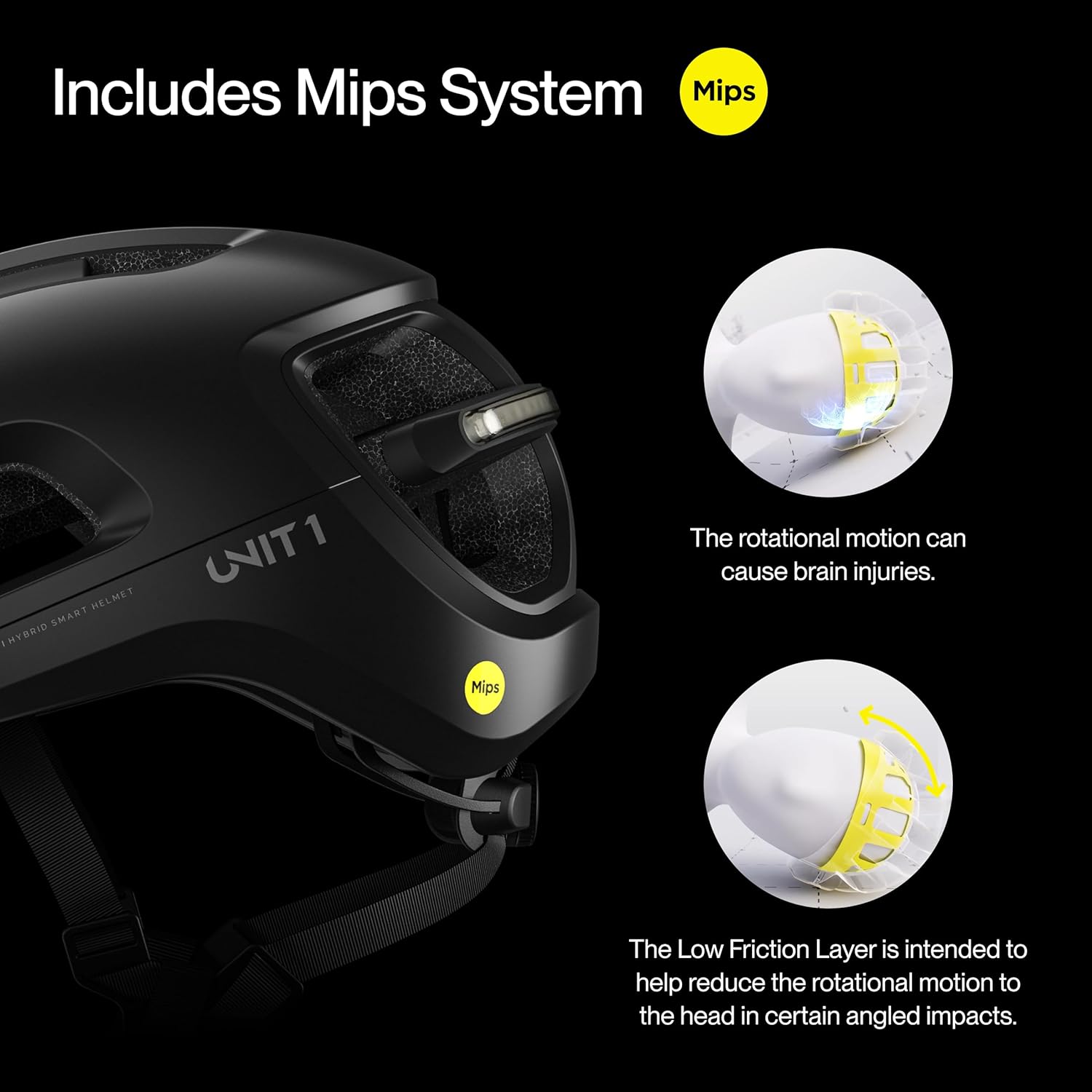 AURA Hybrid Smart Bike Helmet | Urban & Road | MIPS | LED Front & Rear