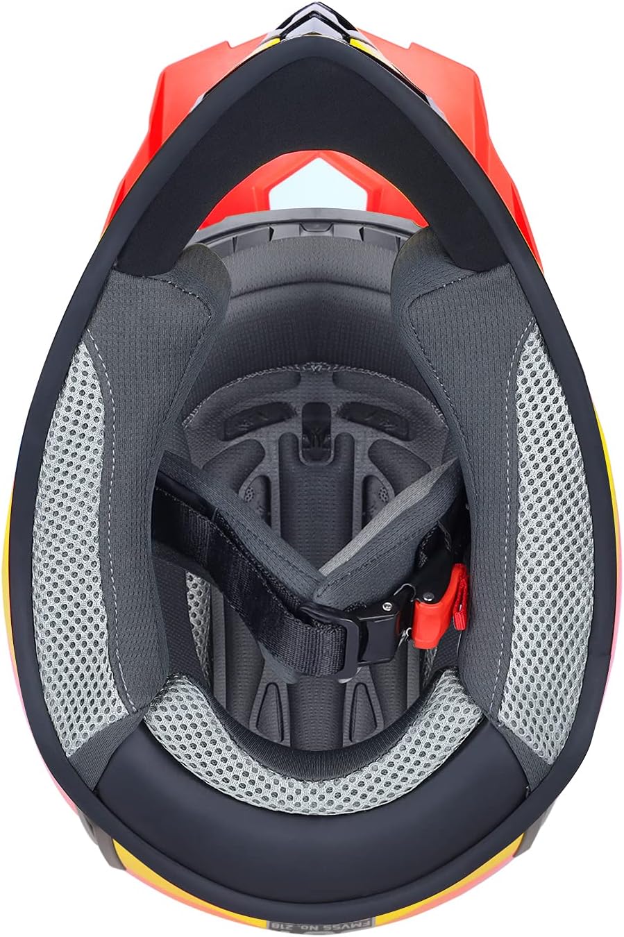 GX623 Youth ATV/Dirt Bike Helmet Combo - Retro Yellow, Large - DOT