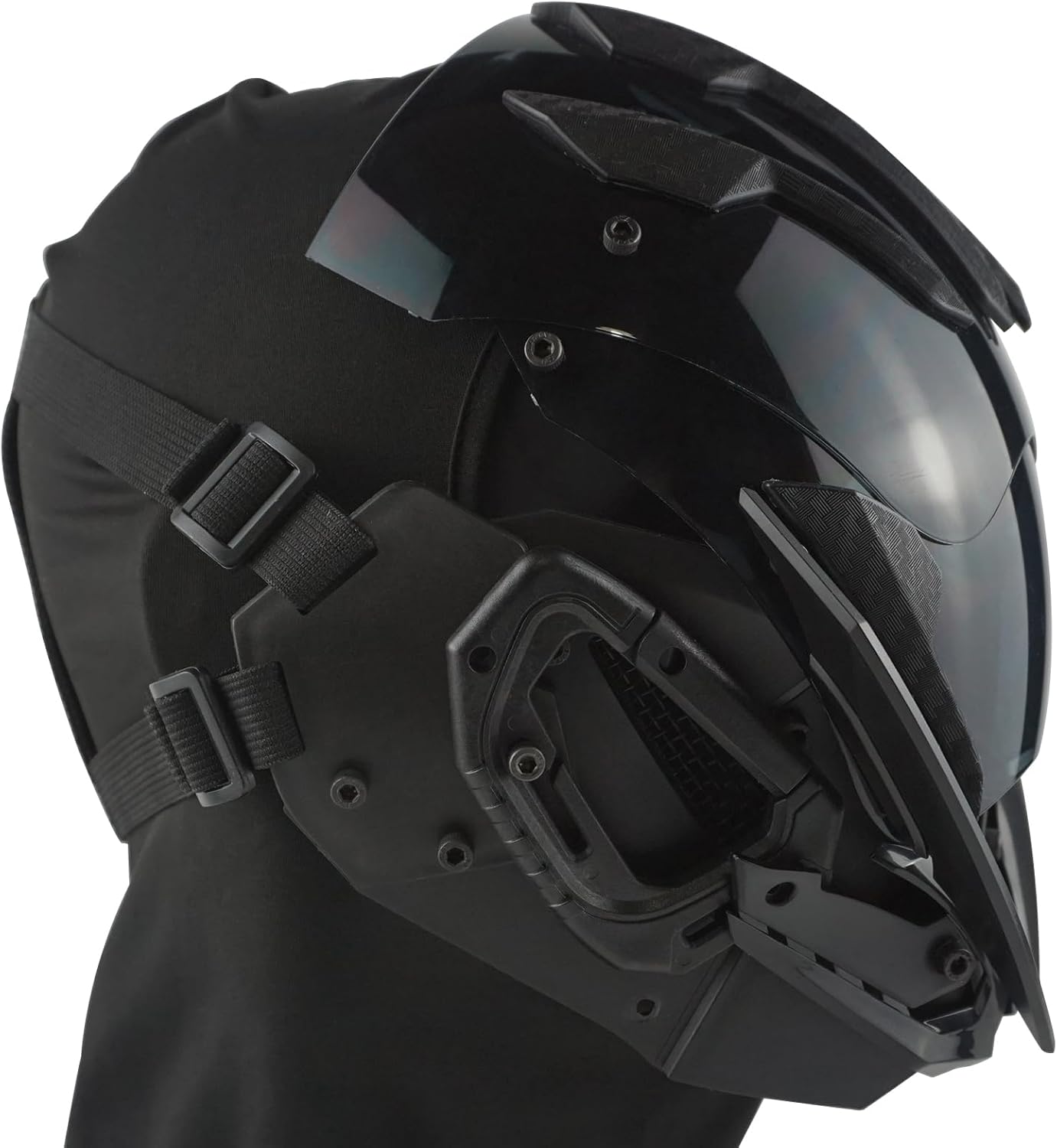 Unique Sci-Fi Helmet for Adults, Perfect for Cosplay Accessory and Rave Parties