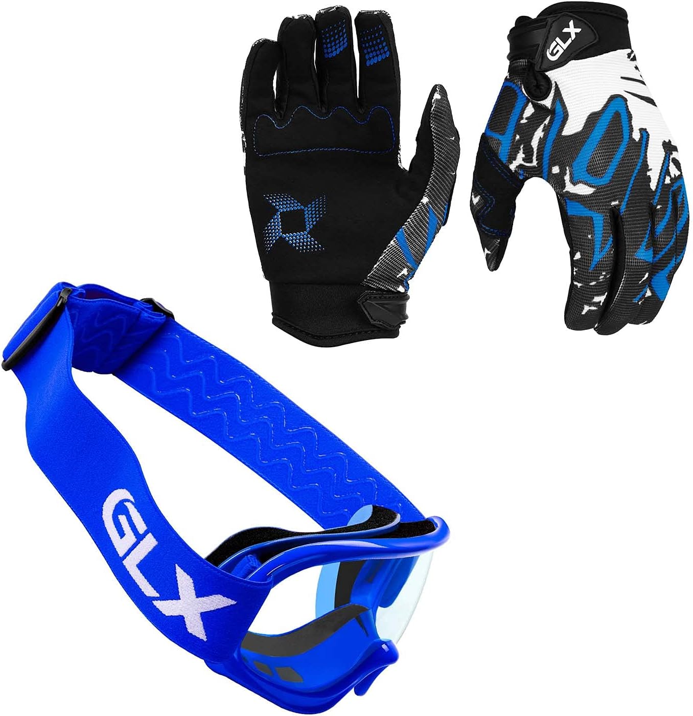 GX623 Youth ATV/Dirt Bike Helmet Combo - Modern, Large - DOT
